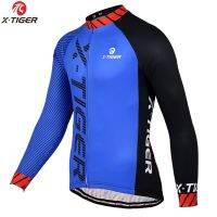 ZZOOI X-Tiger Long Sleeve Pro Cycling Jersey Autumn Spring 100% Polyester Ropa Ciclismo Bike Cycling Clothing For MTB Bicycle Clothes