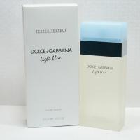 น้ำหอม D&amp;G light blue women edt 100ml กล่องเทสเตอร์ ของเท้ 100% รับประกัน