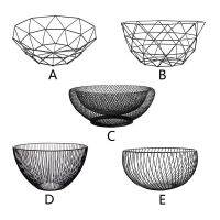 【The bowl of oranges】 โลหะผลไม้ผักชามเก็บครัวไข่ตะกร้าผู้ถือนอร์ดิก Minimalism N12 20 Dropship