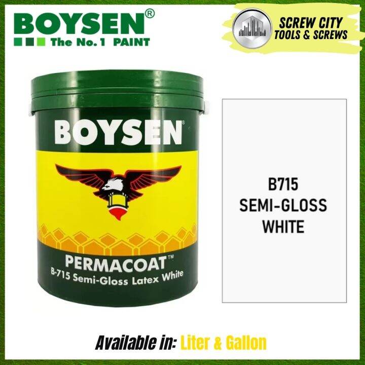 Boysen SEMI GLOSS LATEX Liter B715 Lazada PH
