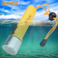 2023✜✇ Led Flashlight Diving Torch Light Lamp YUNMAI Waterproof 2000lm 4x Aa Battery ( Battey Not Include ) Bulbs Shock Resistant led랜턴