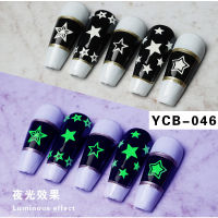 10PCS Luxury nd Logo Nail Stickers Designer Luminous Nail Stickers Sports nd Nail Stickers Nail Decoration Accessories Nud