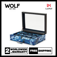 กล่องหมุน กล่องนาฬิกา WOLF1834 รุ่น ELEMENTS 10PC WATCH BOX (Water)