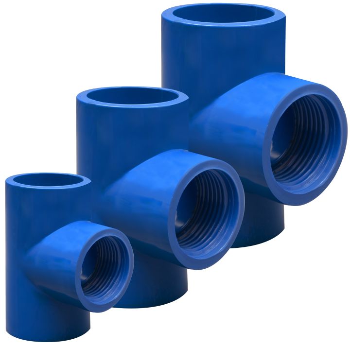 Moldex Blue Threaded Tee Pvc Fittings For Clean Water System Lazada Ph