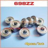 ■♦ 4pcs radial shaft 698ZZ 8x19x6 8x19x6mm metal shield 698Z OR flange F698ZZ OR 698-2RS with rubber seal ball bearing