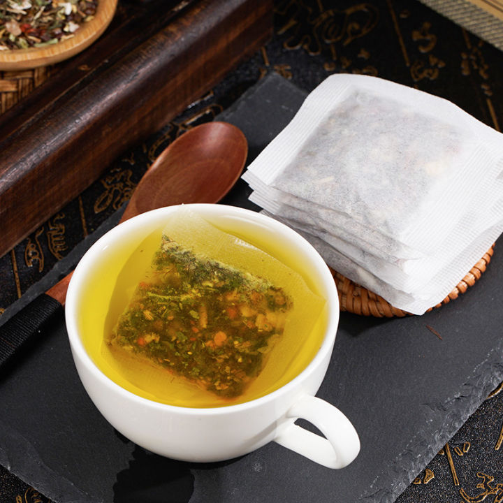 หินสมุนไพรสิบสองรสชาติไก่ชาใสหินทองด้านในชาใสร้อยหญ้า-teaqianfun