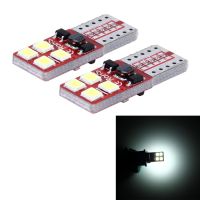 IFixedShop 2ชิ้น T10 3W 300 LM 6000K ไฟรถยนต์เคลียร์กระแสคงที่กับ8 SMD-2835โคมไฟ DC 9-18V (แสงสีขาว)