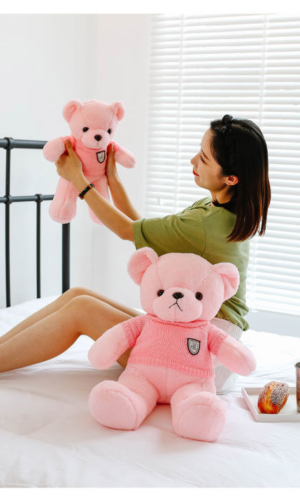 ตุ๊กตาหมี-teddy-bear-ตุ๊กตา-ของขวัญวาเลนไทน์-งานพรีเมียมพร้อมส่งจากไทย