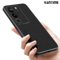 Vantime สําหรับ Vivo V29 5G V27 V27e Denim Fabric Design เคส ฝาครอบด้านหลังด้านกันกระแทก