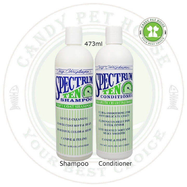 Chris Christensen Spectrum Ten Shampoo/Conditioner 16oz / 473ml (Dog