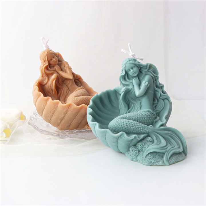 3d-home-decor-epoxy-resin-candle-molds-for-candle-making-polymer-clay-diy-mermaid-shell-candle-molds-silicone