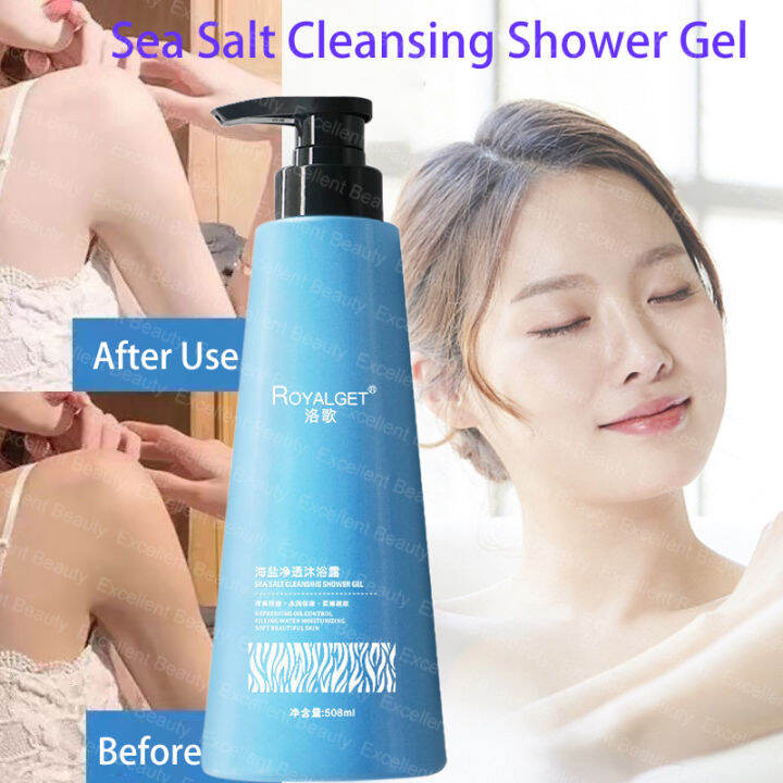 100 sea salt shower gel Body Whitening Body Wash Original and