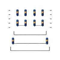 แป้นพิมพ์ Melgeek PCB เมา S Tabilizer POM สกรูในแทง6.25u 6u 7u ลวดเหล็ก100 ขนาด980 108เค้าโครง