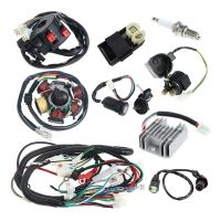 Full Electrics Wiring Harness Loom CDI Coil for GY6 150CC ATV Quad Buggy Go Kart Coils