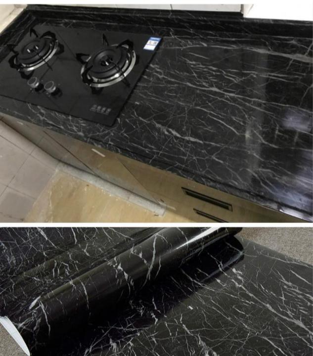 สติ๊กเกอร์แปะผนัง-self-adhesive-wallpaper-ไวนิลกันน้ำทันสมัย3ม-5ม-10ม-ช่องลิ้นชักสติ๊กเกอร์ติดผนังชั้นตู้เก็บของห้องครัว