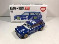 Kaido House x Mini GT  (1:64)  Datsun Kaido 510 Wagon Blue  &amp;gt;011&amp;lt;