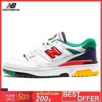 NEW_BALANCE 550 รองเท้าลำลองผู้ชาย Multi-Color White Multicolor [รหัส  BB550CL1 ] รองเท้าลำลอง รุ่นท็อป โดดเด่นด้วยการออกแบบและสีที่สวย เป็นเอกลักษณ์