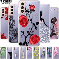 S21 Cover For Samsung S21 Plus FE Case S21 TPU Soft Clear Transparent Covers for Samsung Galaxy S21 / S21 Ultra 5G Silicone