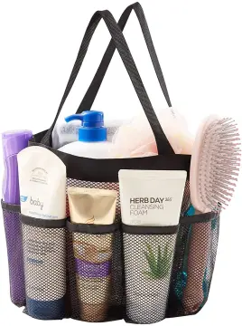 Portable Mesh Shower Caddy Organizer Storage Basket Travel Tote