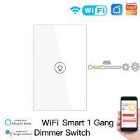 [COD]MOES ใหม่ Tuya WiFi Multi-Gang Smart Light Dimmer Switch 123 Gang Smart Lifetuya APP ทำงานร่วมกับ Alexa Voice Assistant