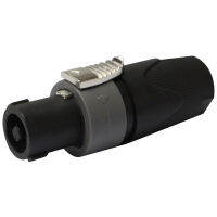 ปลั๊ก SPEAKON ต่อสายกดล็อคสีเทา E122-B Pack