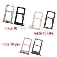 Sim Card Slot Tray Holder For Huawei Mate 10 Lite Pro Sim Socket Adapter Replacement Parts