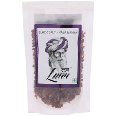 🔖New Arrival🔖 ลุนน์ เกลือดำ เม็ดหยาบ แบบถุงเติม 100 กรัม - Lunn Black Salt Refill pouch 100g 🔖