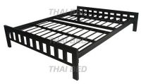 THAI BED 6ฟุต ฐานเตียง รับที่นอนขนาด6ฟุตเตียงเหล็กไร้ขาคั้มกลาง King size Steel Bed เตียงเหล็กหนา เตียงเหล็กไม่มีเสียงดัง เตียงเหล็กสำหรับคอนโด