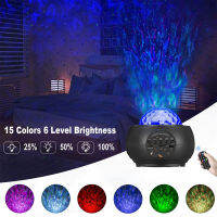 Star Galaxy Projector Night Light Bluetooth Music Planet โคมไฟฉายสีสันสดใสเด็กเด็กตกแต่งห้องนอนหลอดไฟ LED Gift