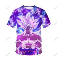 Kids Goku T-Shirts Men Tops Clothes Tee Baby Boys Girls Short Sleeve Dragon-Ball Tshirt 3 4 5 6 7 8-14 Years Child Clothing