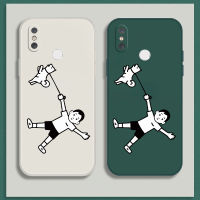 เคส Xiaomi 8 Case การ์ตูนด็อก เคสกันกระแทกซิลิโคนเหลวแบบเต็มรูปแบบต้นฉบับสี่เหลี่ยมจัตุรัสตัวป้องกันกล้องด้านหลัง