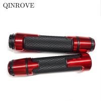 Motorcycle 22mm Hand Grips With Bar End Aluminum Rubber Handle Grips For Kawasaki Z750 Z800 Z900 ER6N ER6F Yamaha MT07 MT09 MT10