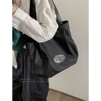 Student Casual Nylon Cloth Bag Womens 2023 New Trendy Fashion Tote Bag Versatile Large Capacity Shopping Bag 【JYUE】