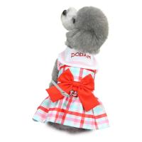 Pet Skirt  Plaid Print   Dog Dress Sweet Boy Girl Chihuahua Princess Dress Dresses