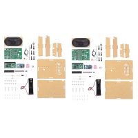 2X FM Radio Kit DIY Soldering Project Adjustable Wireless Receiver LCD Display FM Digital Radio Module DIY Kits