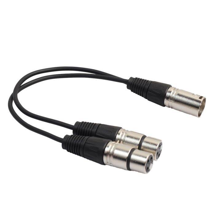 xlr-3-pin-male-to-2-xlr-female-connector-microphone-extension-cable-cord-s