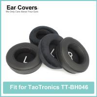 แผ่นรองหูสำหรับ Taotronics TT-BH046หูฟัง Earcushion โปรตีน Velour แผ่นโฟมจำรูปที่ครอบหู