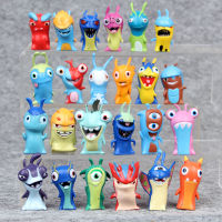 24pcslot 5cm Cotton Movie mini Slugterra PVC Action Figure Animal Doll Toys For Kids Gifts