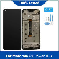 Original สำหรับ Motorola Moto G9จอแสดงผล LCD Touch Screen Digitizer ASSEMBLY สำหรับ G9power LCD XT2091-3 XT2091-4 LCD กรอบ