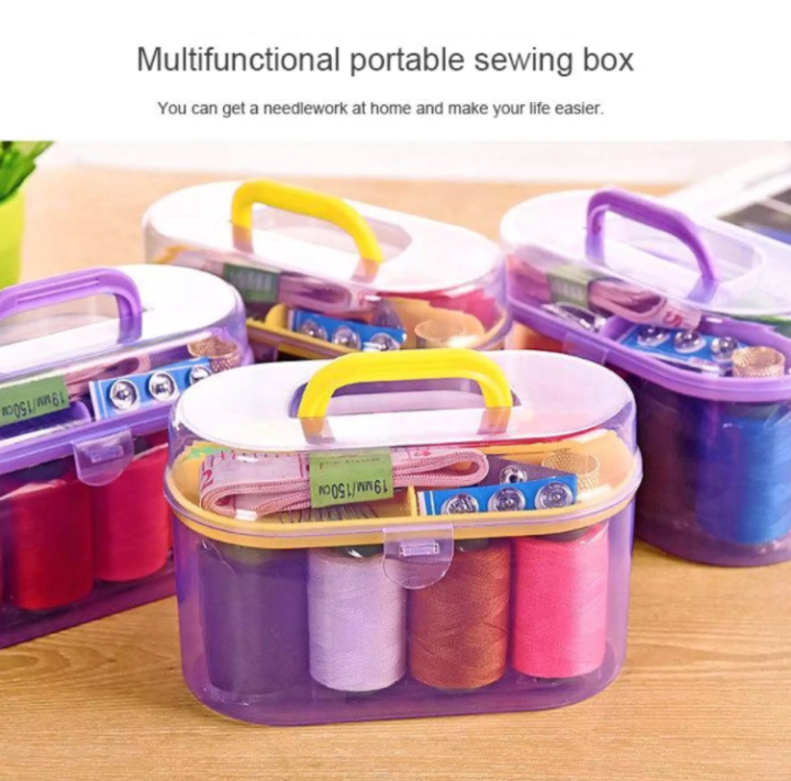 Household Sewing Kit Multi Functional Portable Sewing Box Travel