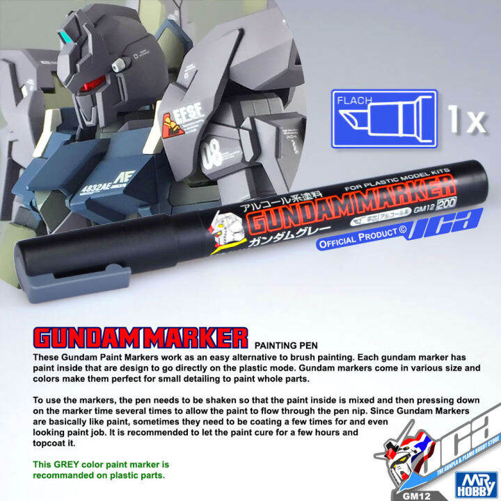 gsi-creos-mr-hobby-gm12-gundam-marker-grey-กันดั้ม-มาร์คเกอร์-vca-gundam