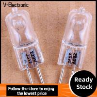 V-ELECTRONIC 5PCS G5.3 สองพิน ลูกปัดแสงลูกปัด โคมไฟแอลอีดี หลอดฮาโลเจน โคมไฟทรงแคปซูล หลอดไฟแสงหลอดไฟ สีขาวอบอุ่น