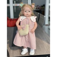 【YF】 65CM Pretty Sandie Reborn Toddler Girls Painted with Veins Vessel Lifelike Rooted Hair Real Bebe