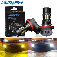 2Pcs H8 H11 Led HB4 9006 HB3 9005 Fog Lights Bulb 3030SMD 1200LM 6000K White Car Driving Running Lamp Auto Leds Light 12V 24V Bulbs  LEDs  HIDs