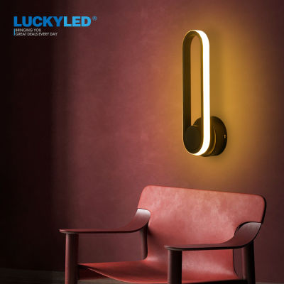 LUCKYLED Led Wall Light Fixture 12W New Design 330° Rotation Bathroom Wall Lamp AC110V 220V Nordic Decoration Bedroom Lighting