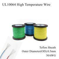 UL10064 30AWG High Temperature Micro Wire Teflo PTFE FEP Sheath Soft Solder Tin Plated Copper Electronic Cable Multi Core Line