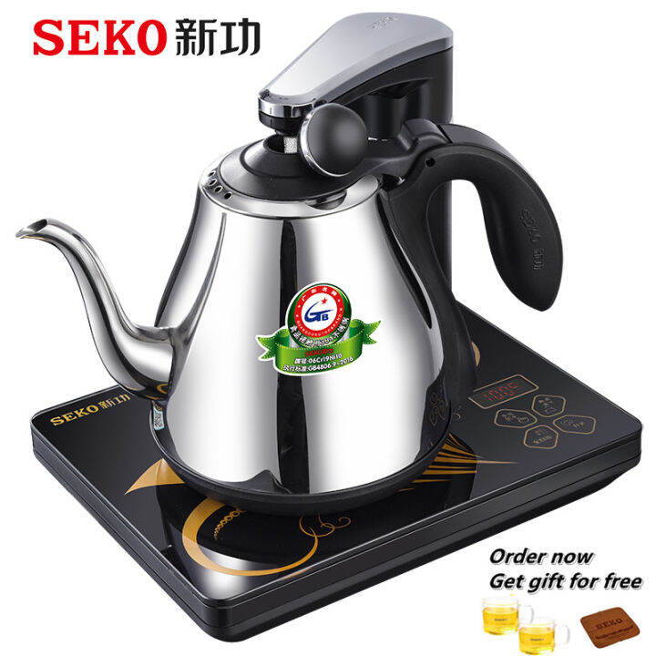 seko-n66-220โวลต์อัตโนมัติ304สแตนเลสเตาเดียวกาต้มน้ำไฟฟ้า1l