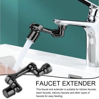 New Universal 1080° Rotation Extender Faucet Aerator Plastic Splash Arm Nozzle Filter Kitchen Faucets Robotic Bubbler Washbasin R5I0