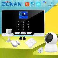 【LZ】cqdrh ZONAN G20 Tuya Wireless Gsm Alarm Security System IP Camera New Door Motion Sensor Apps Control Smartlife Wifi Safety Alarm Kit