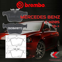 ผ้าเบรคหลัง BREMBO MERCEDES BENZ C W205 ปี 13-&amp;gt; (P50122B/C)